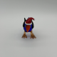 Woodpecker With Santa Hat Coloured Glaze Decoration Woodpecker With Santa Hat Coloured Glaze Decoration