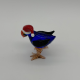 Woodpecker With Santa Hat Coloured Glaze Decoration Woodpecker With Santa Hat Coloured Glaze Decoration
