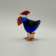 Woodpecker With Santa Hat Coloured Glaze Decoration Woodpecker With Santa Hat Coloured Glaze Decoration