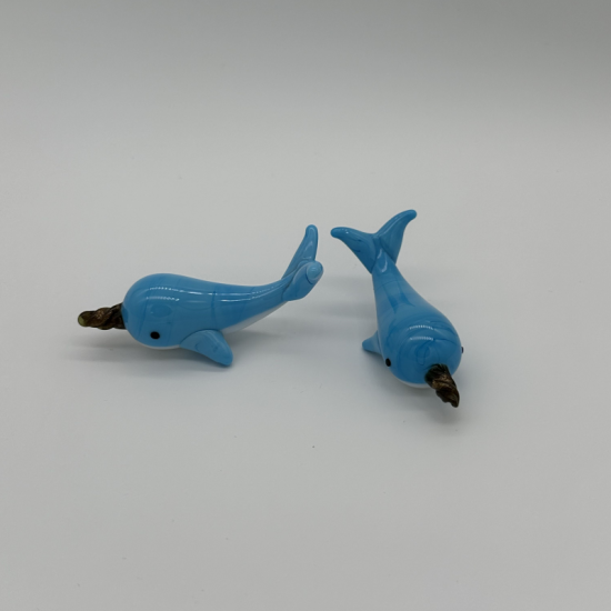 Dolphin Coloured Glaze Decoration Dolphin Coloured Glaze Decoration