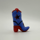 High Top Shoes Coloured Glaze Decoration High Top Shoes Coloured Glaze Decoration
