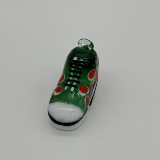 Green Shoes Coloured Glaze Decoration Green Shoes Coloured Glaze Decoration