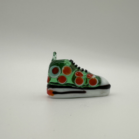 Green Shoes Coloured Glaze Decoration Green Shoes Coloured Glaze Decoration