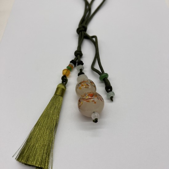 Rainbow White Gourd Pendant Rainbow White Gourd Pendant