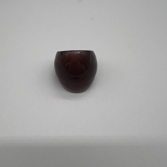 Burgundy Glass Ring Burgundy Glass Ring