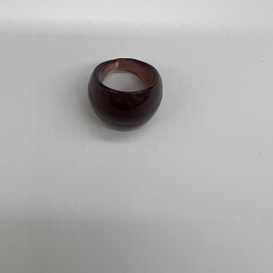 Burgundy Glass Ring Burgundy Glass Ring