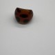 Red And Black Spotted Glass Ring