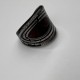 Black And Red Galaxy Glass Ring Black And Red Galaxy Glass Ring