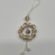 Yellow And White Mixed Color Beaded Glass Phone Cord Yellow And White Mixed Color Beaded Glass Phone Cord