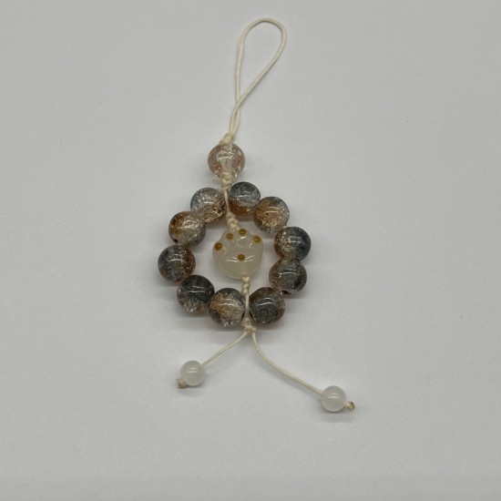 Starry Sky Ice Crack Glass Phone Rope Starry Sky Ice Crack Glass Phone Rope