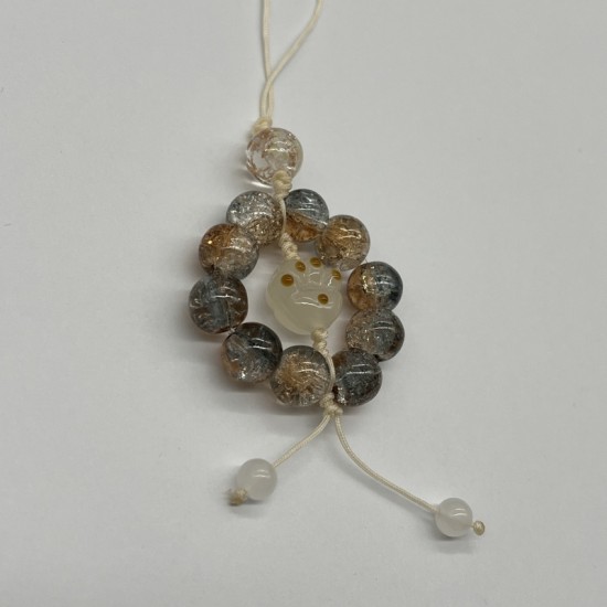 Starry Sky Ice Crack Glass Phone Rope Starry Sky Ice Crack Glass Phone Rope