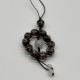 Black gold glass phone cord Black gold glass phone cord