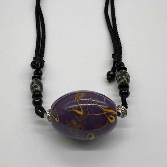 Purple bead necklace Purple bead necklace