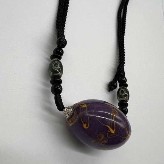 Purple bead necklace Purple bead necklace