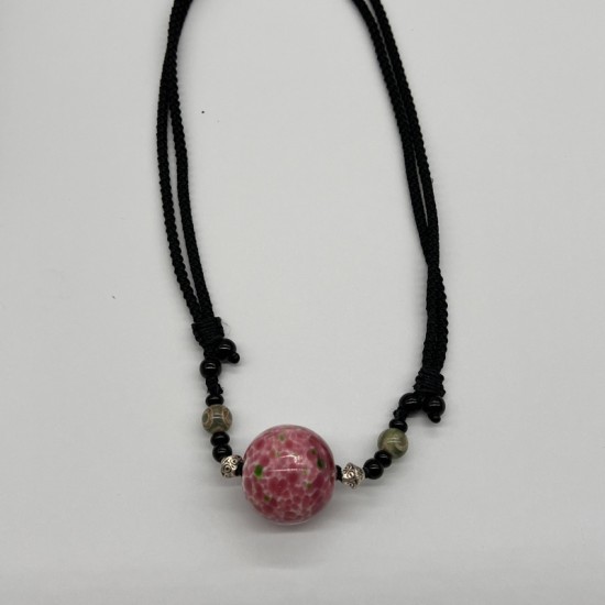 Pink spring glass necklace Pink spring glass necklace