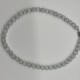 Ice-Clear White Glass Beaded Necklace Ice-Clear White Glass Beaded Necklace