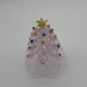 Ribbon Christmas Tree Coloured Glaze Decoration