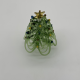 Ribbon Christmas Tree Coloured Glaze Decoration