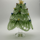 Ribbon Christmas Tree Coloured Glaze Decoration