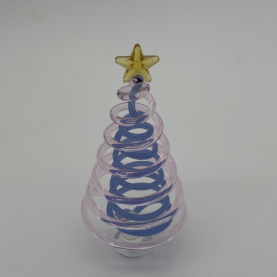 Large Spring Tree (Round) Coloured Glaze Decoration