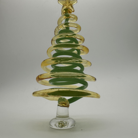 Large Spring Tree (Round) Coloured Glaze Decoration