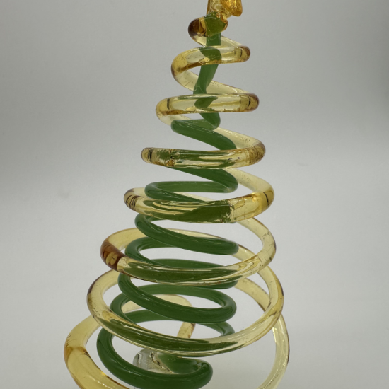 Large Spring Tree (Round) Coloured Glaze Decoration