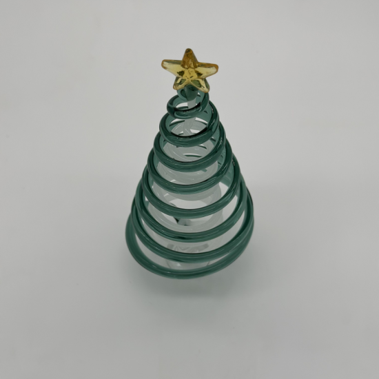 Large Spring Tree (Round) Coloured Glaze Decoration