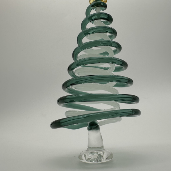 Large Spring Tree (Round) Coloured Glaze Decoration