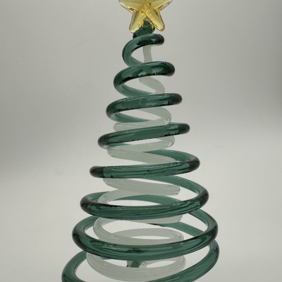 Large Spring Tree (Round) Coloured Glaze Decoration
