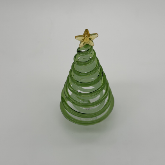 Large Spring Tree (Round) Coloured Glaze Decoration