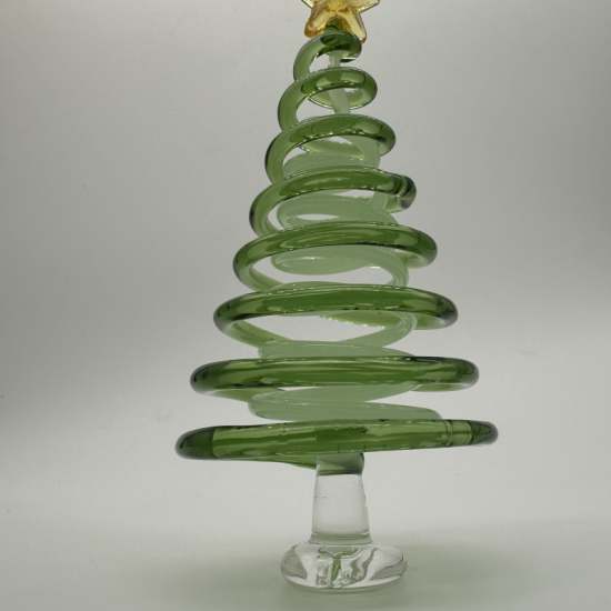 Large Spring Tree (Round) Coloured Glaze Decoration