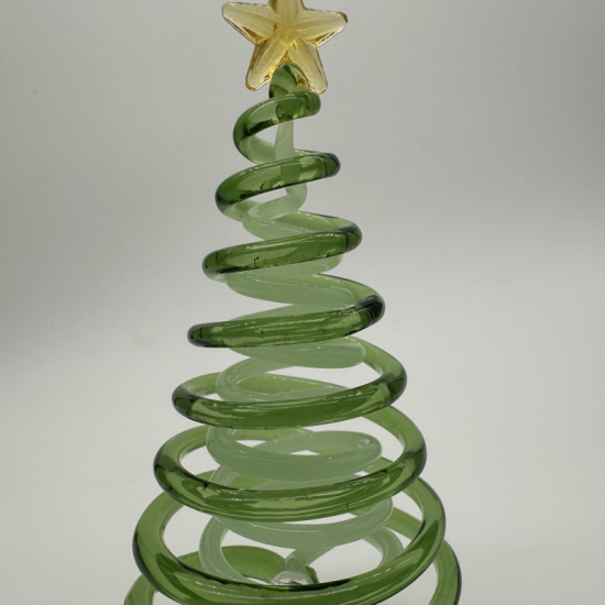 Large Spring Tree (Round) Coloured Glaze Decoration