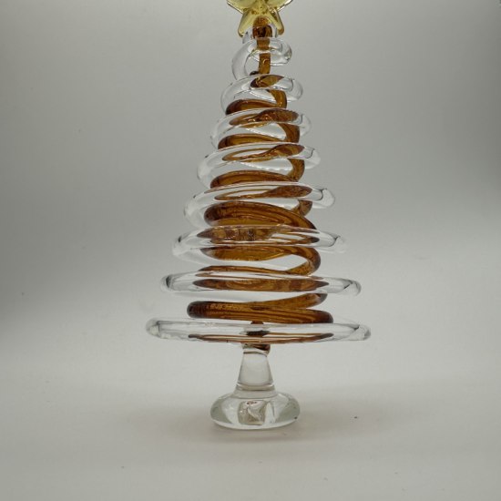 Large Spring Tree (Round) Coloured Glaze Decoration