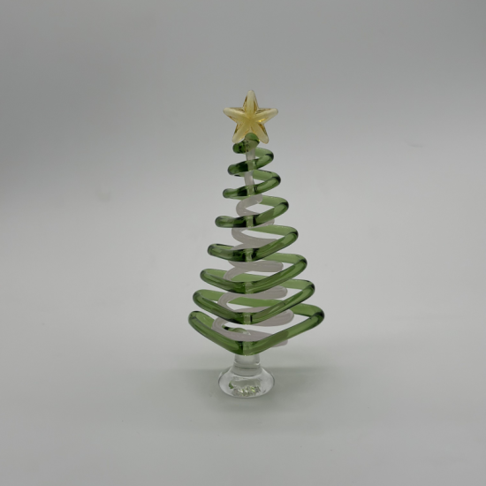 Large Triangle Tree Coloured Glaze Decoration Large Triangle Tree Coloured Glaze Decoration