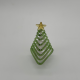 Large Triangle Tree Coloured Glaze Decoration Large Triangle Tree Coloured Glaze Decoration