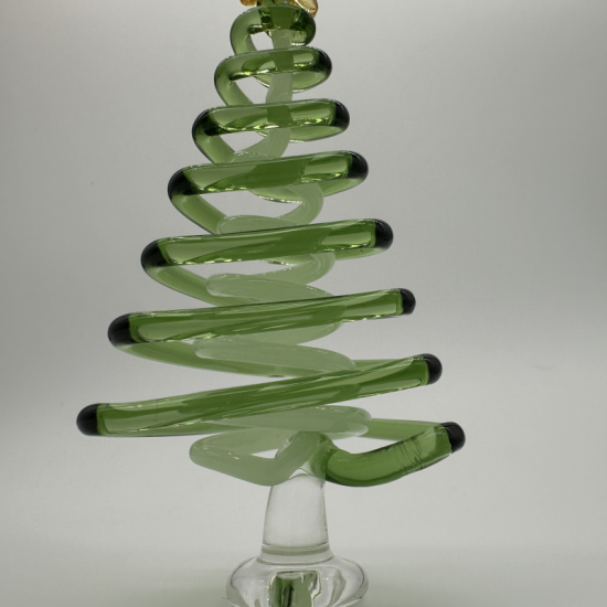 Large Triangle Tree Coloured Glaze Decoration Large Triangle Tree Coloured Glaze Decoration