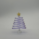Large Flat Tree Coloured Glaze Decoration