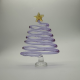 Large Flat Tree Coloured Glaze Decoration
