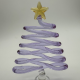 Large Flat Tree Coloured Glaze Decoration