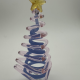 Small Flat Tree Coloured Glaze Decoration