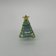 Small Flat Tree Coloured Glaze Decoration