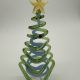 Small Flat Tree Coloured Glaze Decoration