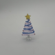 Small Flat Tree Coloured Glaze Decoration