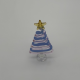 Small Flat Tree Coloured Glaze Decoration