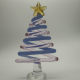 Small Flat Tree Coloured Glaze Decoration