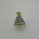 Small Flat Tree Coloured Glaze Decoration