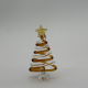 Small Flat Tree Coloured Glaze Decoration