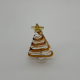 Small Flat Tree Coloured Glaze Decoration