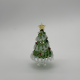 Medium White Edge Cedar Christmas Tree Coloured Glaze Decoration Medium White Edge Cedar Christmas Tree Coloured Glaze Decoration