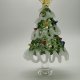 Medium White Edge Cedar Christmas Tree Coloured Glaze Decoration Medium White Edge Cedar Christmas Tree Coloured Glaze Decoration